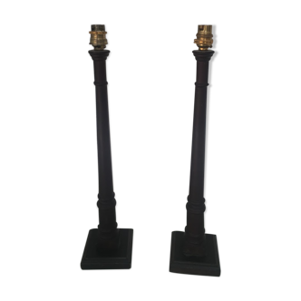 Red pepper solid wood lamp feet