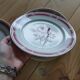 Charming set of 6 antique flat plates from the Badonviller factory.
