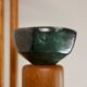 Wall lamp in oak and ceramic Guillerme and Chambron