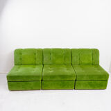 1970s vintage sofa with 3 elements