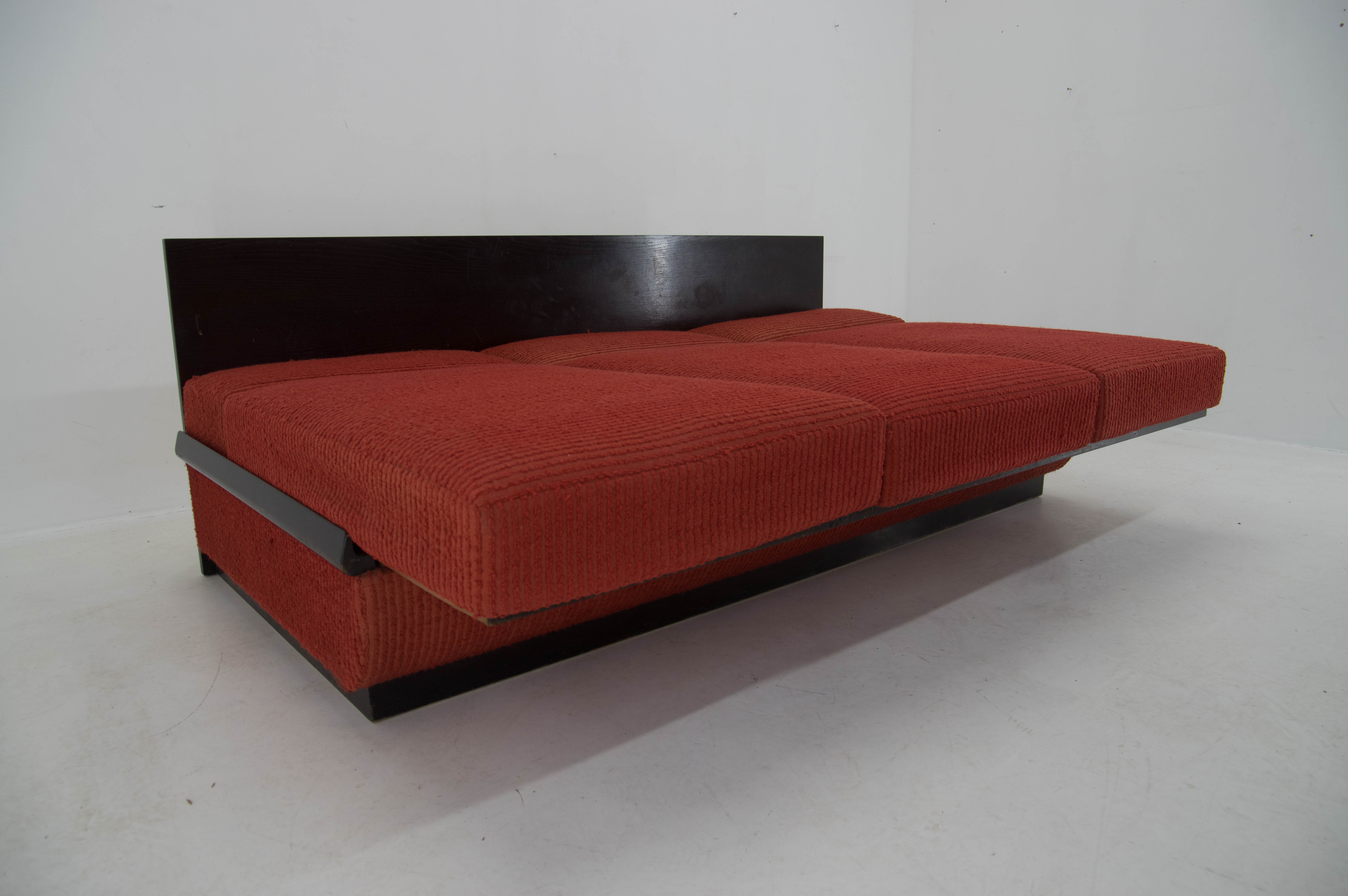 1950s Jindřich Halabala Sofa or Bed for UP Závody, Czechoslovakia