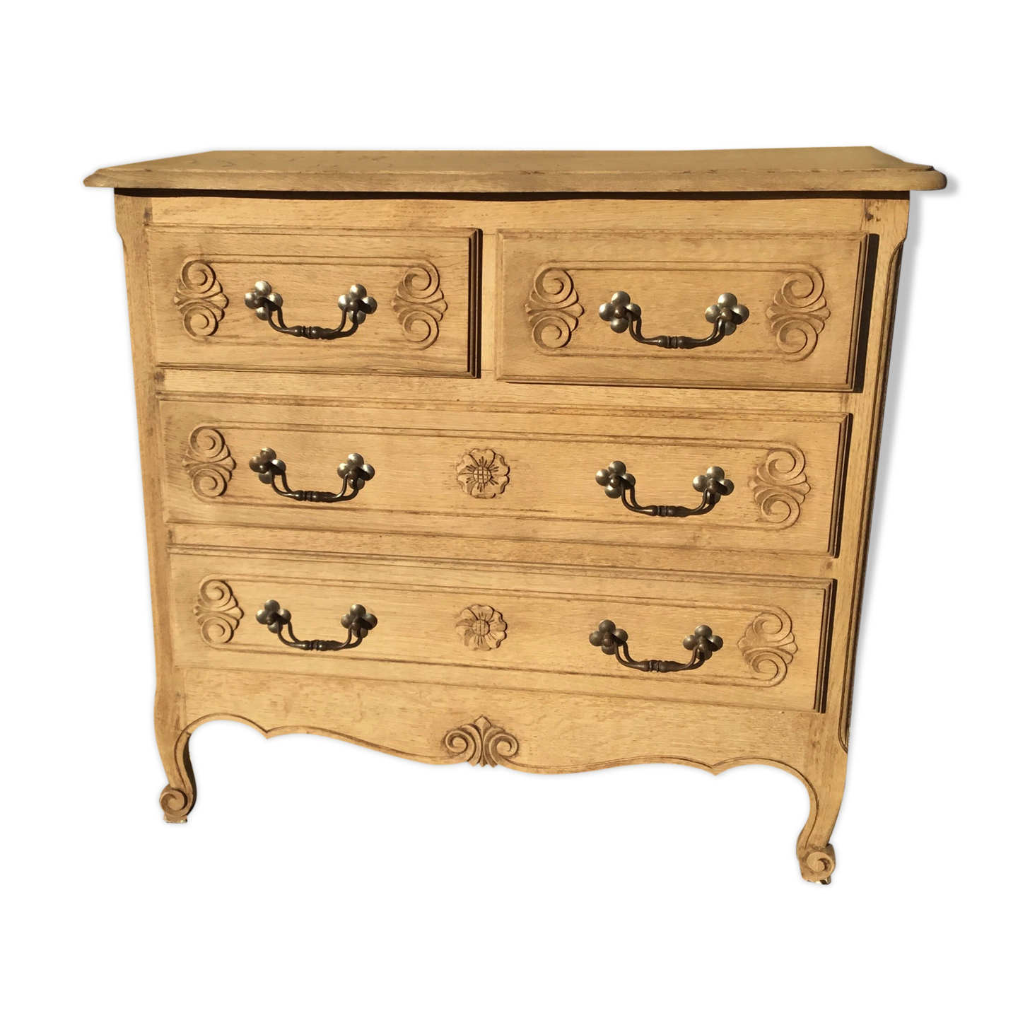 Louis XV-style oak dresser