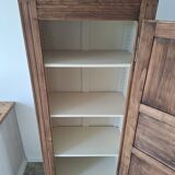 Oak solid bonnetière / wardrobe / dresser from 1940