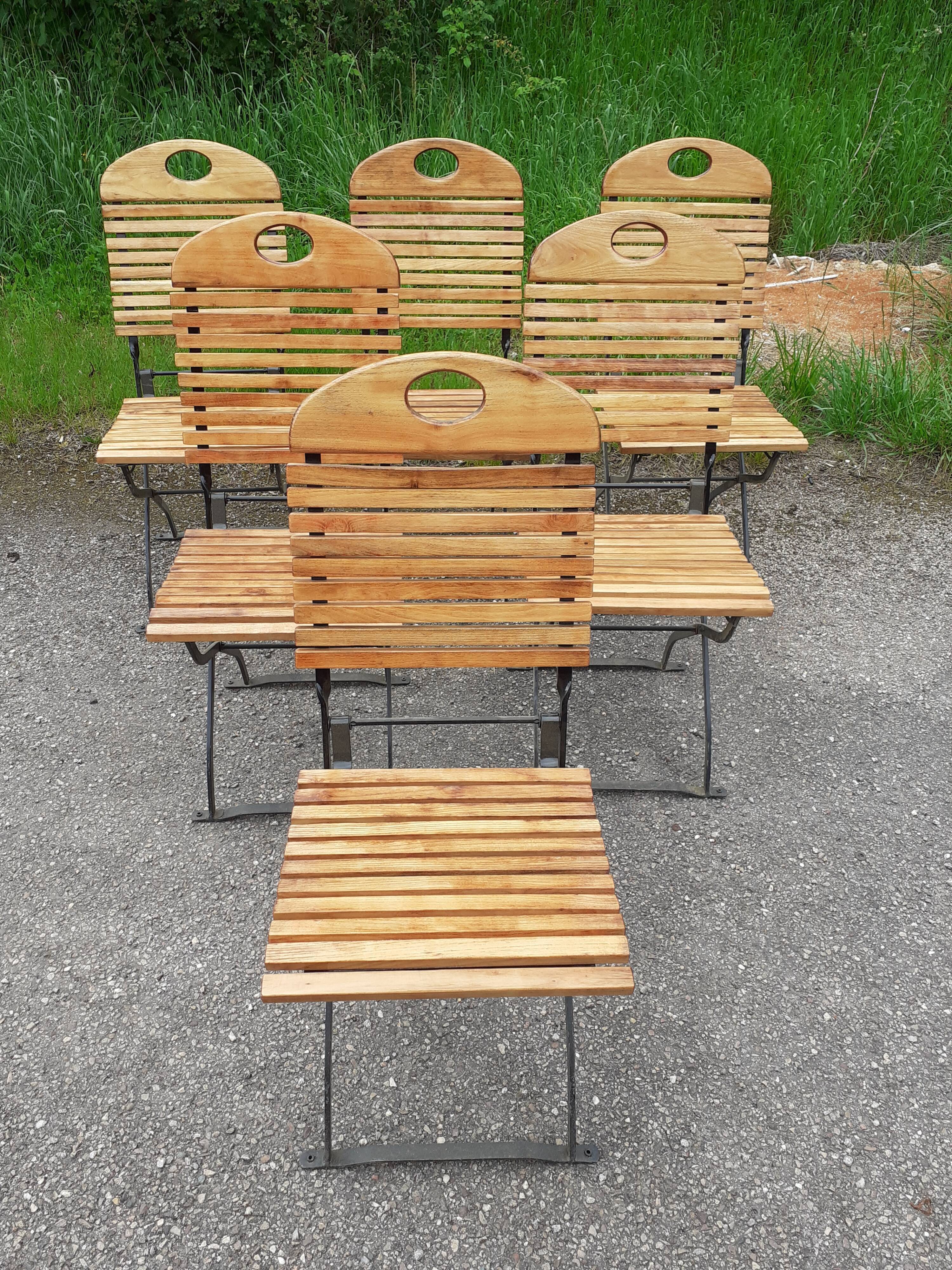 Foldable chairs bistro foresta