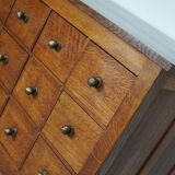 Dutch Oak Apothecary / Filing Cabinet, 1930s