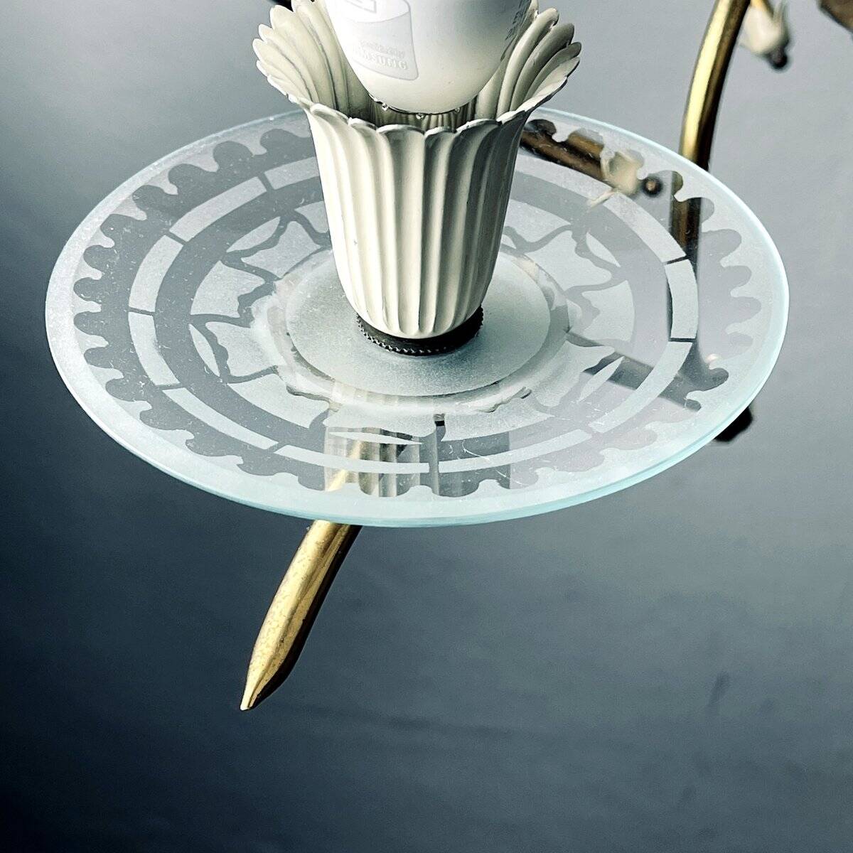 Lustre araignée du milieu du siècle par Pietro Chiesa pour Fontana Arte, Italie, années 1940