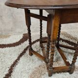 Table Gateleg Solid Oak 1900, England
