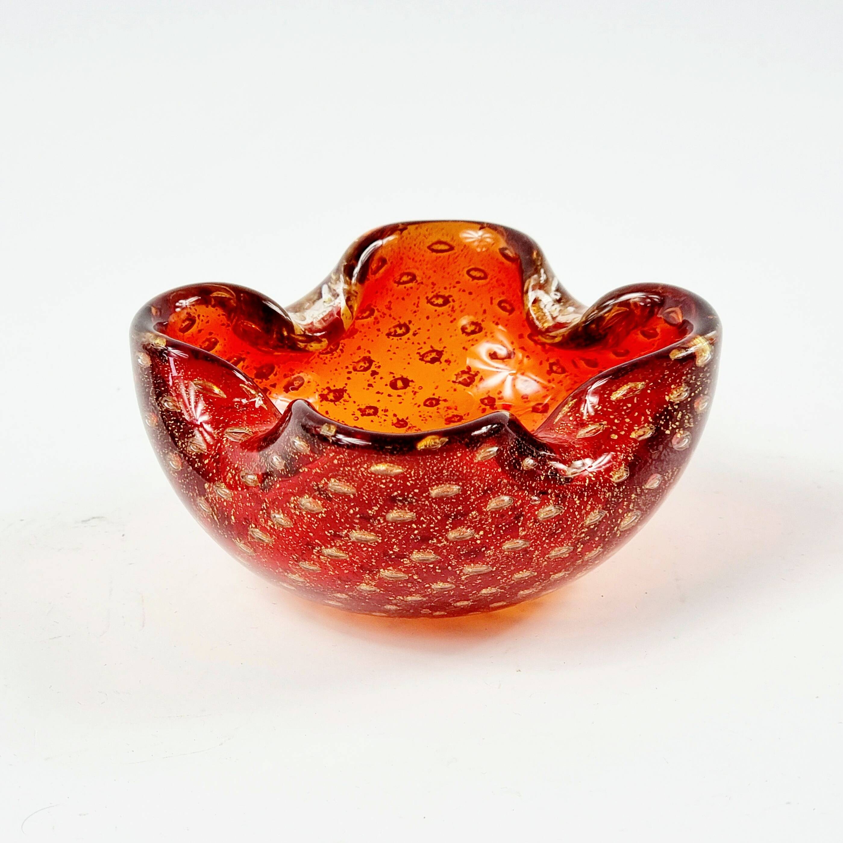 Mid Century Murano Glass Catchall/Ashtray - Barovier & Toso, Italy, 1960s