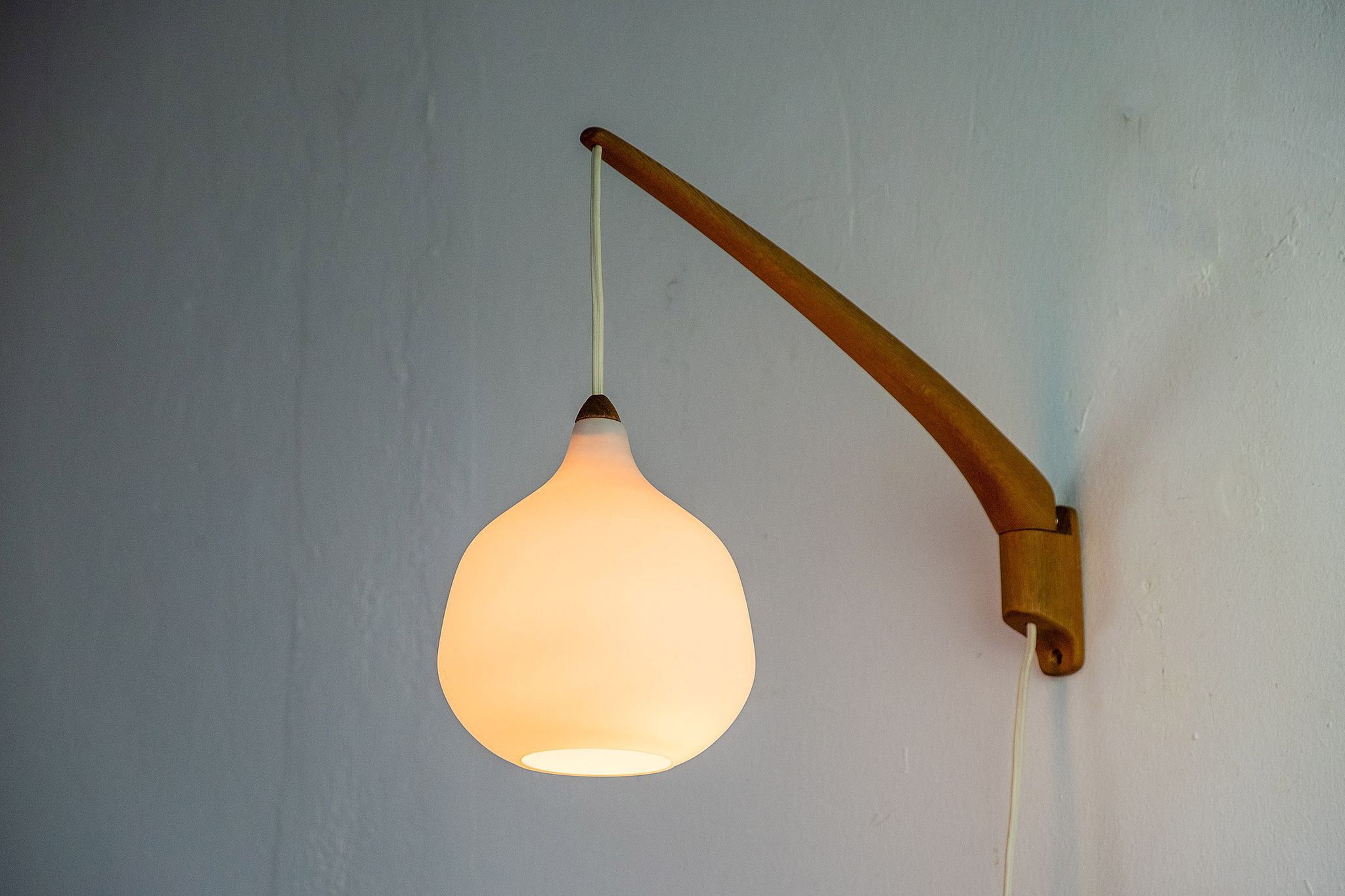 Wall light by Uno & Östen Kristiansson for Luxus Vittsjö, 1950s