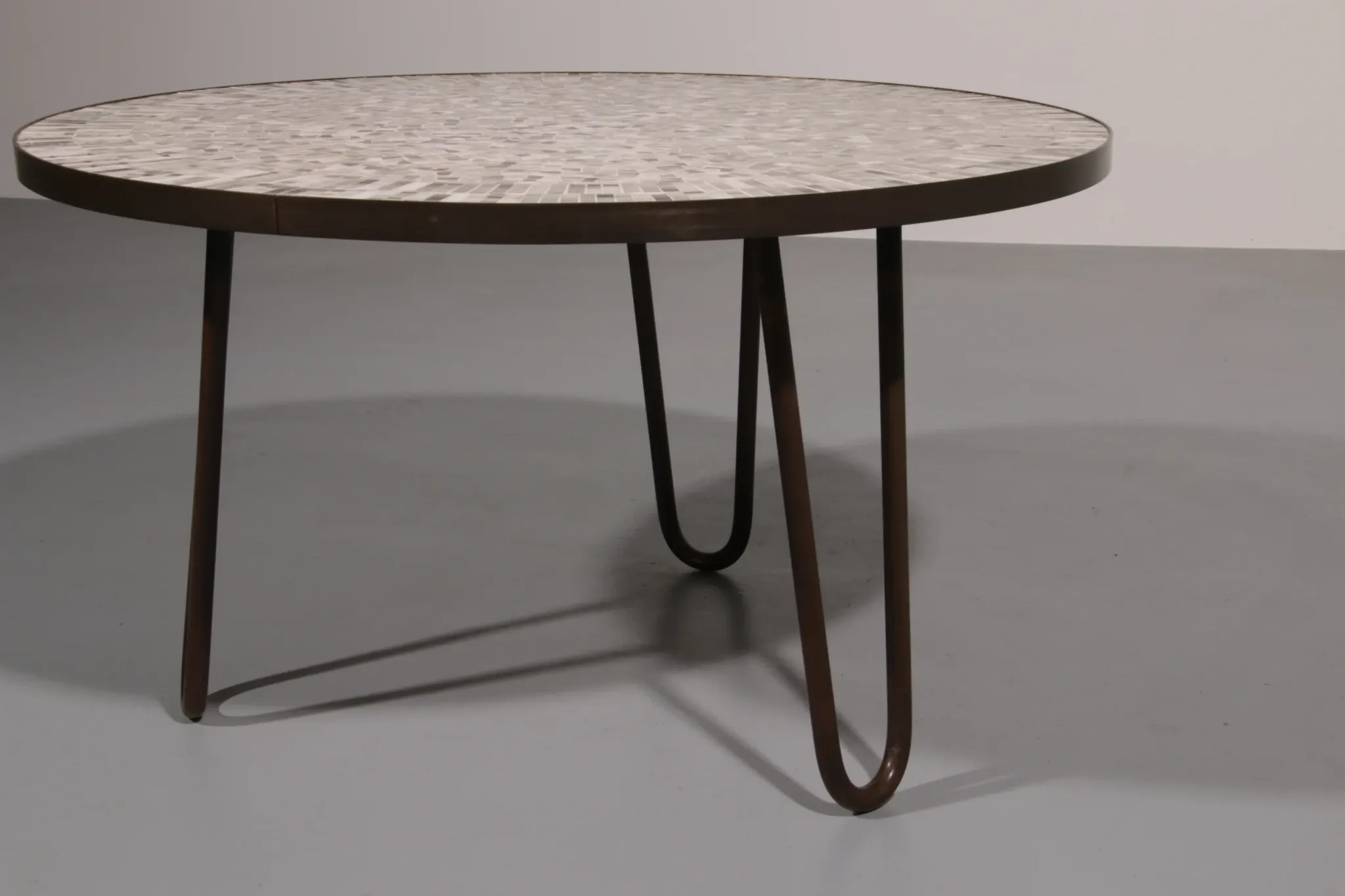 A stunning mosaic coffee table by German sculptor Berthold Müller