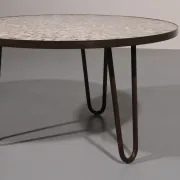 A stunning mosaic coffee table by German sculptor Berthold Müller