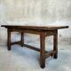 Solid wood farmhouse table