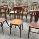 Lot de 15 chaises bistrot vintage