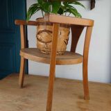 Ancienne Chaise pour Enfant en Bois - Style Baumann