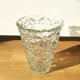 Ancient vase made of chiseled glass
