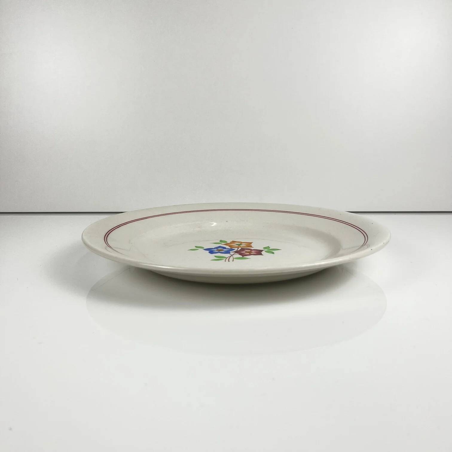 Round plate "The Beehive", Moulins des Loups, 20th century