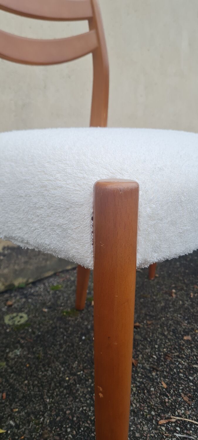 Set of 4 Scandinavian teak chairs