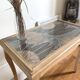 Table basse vitrée style Louis XV