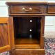 Classic English Desk Green Leather Inlay