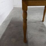 Rustic table from 1960, honey colour, 100x70cm, height 74cm.