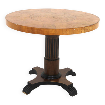 Table basse en orme, Swedish Modern, Suède, 1940