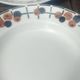 Set of eight ironstone soup plates from the Saint Amand earthenware factory
