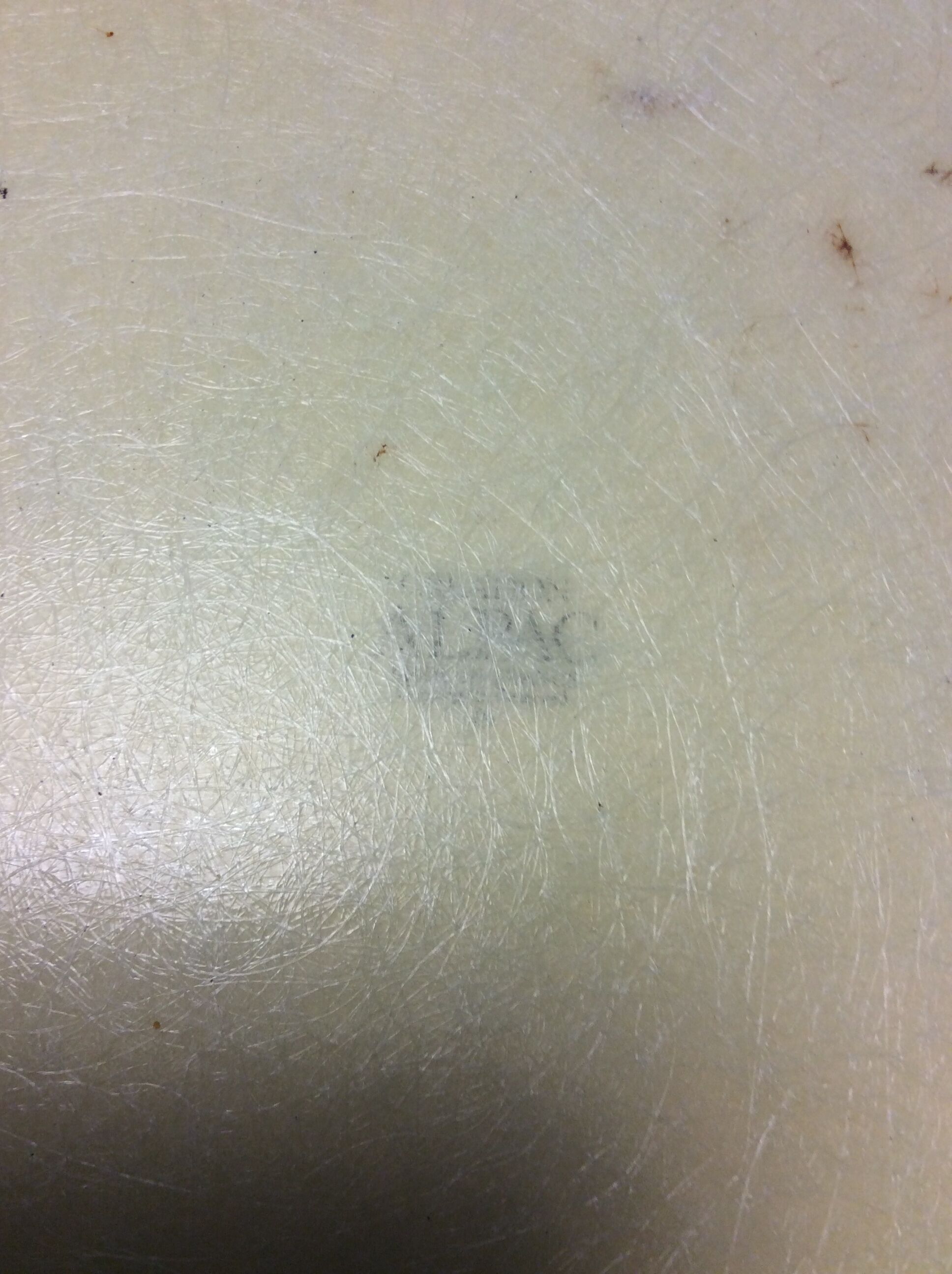 Alpac vintage top in fiberglass and rattan