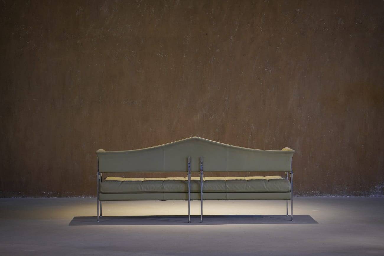 Hydra leather sofa by Luca Scacchetti for Poltrona Frau, Italy 2000s
