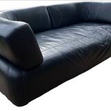 Canapé en cuir noir, Canapé design