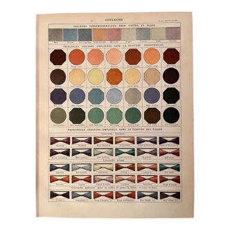 Lithographie sur les couleurs (peinture) - 1900