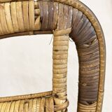 Rattan armchair
