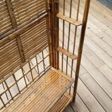 Bamboo shelf, foldable