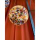 Multicolored Murrine Sphere in Contemporary Murano-Style Glass