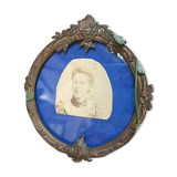 Antique gilded bronze frame