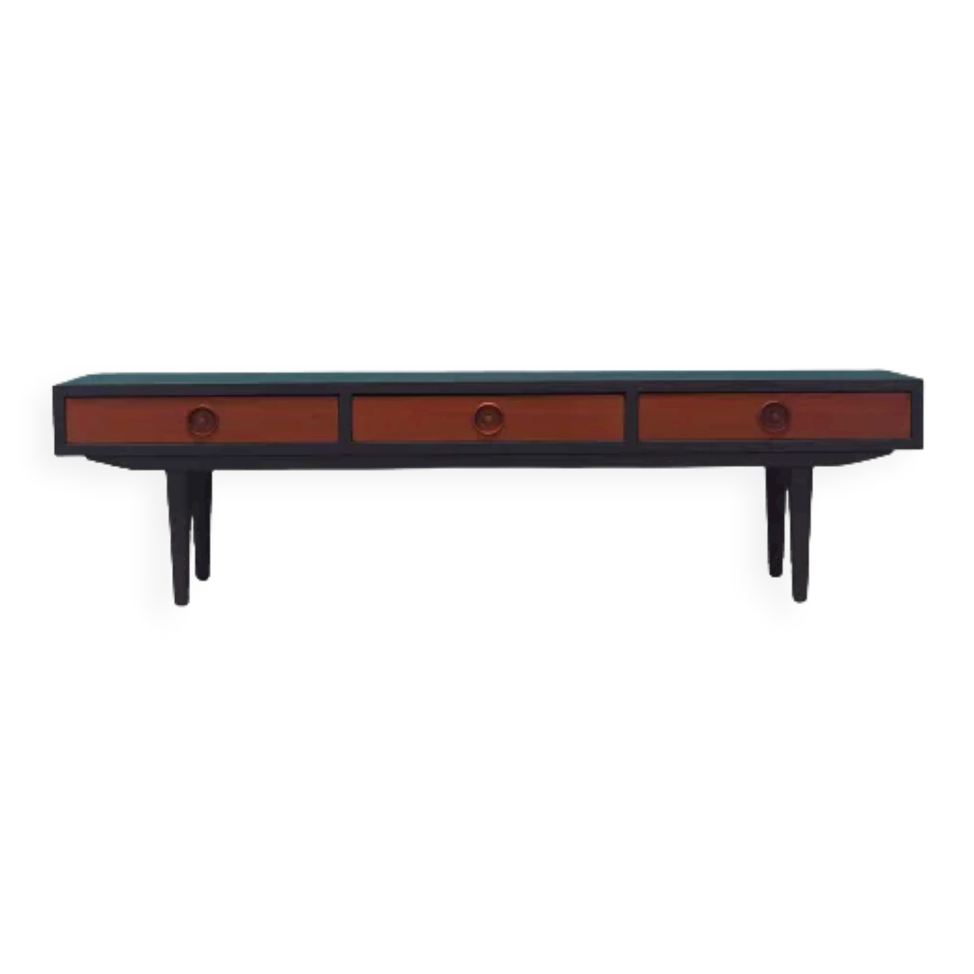 Teak lowboard, Danish design, 1960s, manufactured by: Denmark