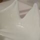 Vintage glass swan catchall from Italy