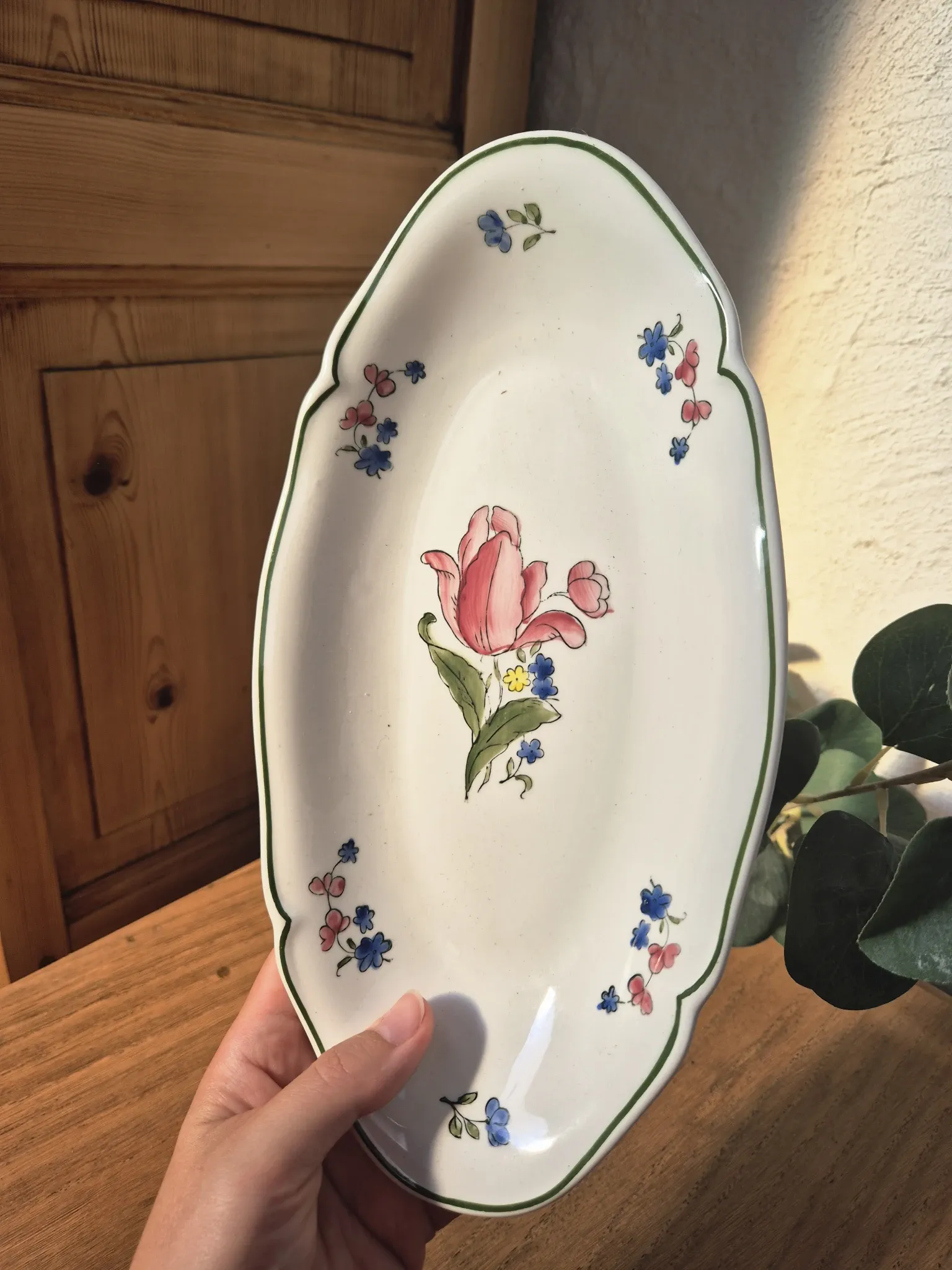 Deux Raviers Gien vintage