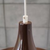 Brown pendant lamp, Danish design, 1960s, production: Denmark