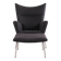 Wingchair – Hans J. Wegner – Model CH445 – Carl Hansen & Søn – Grey Hallingdal – With Footstool