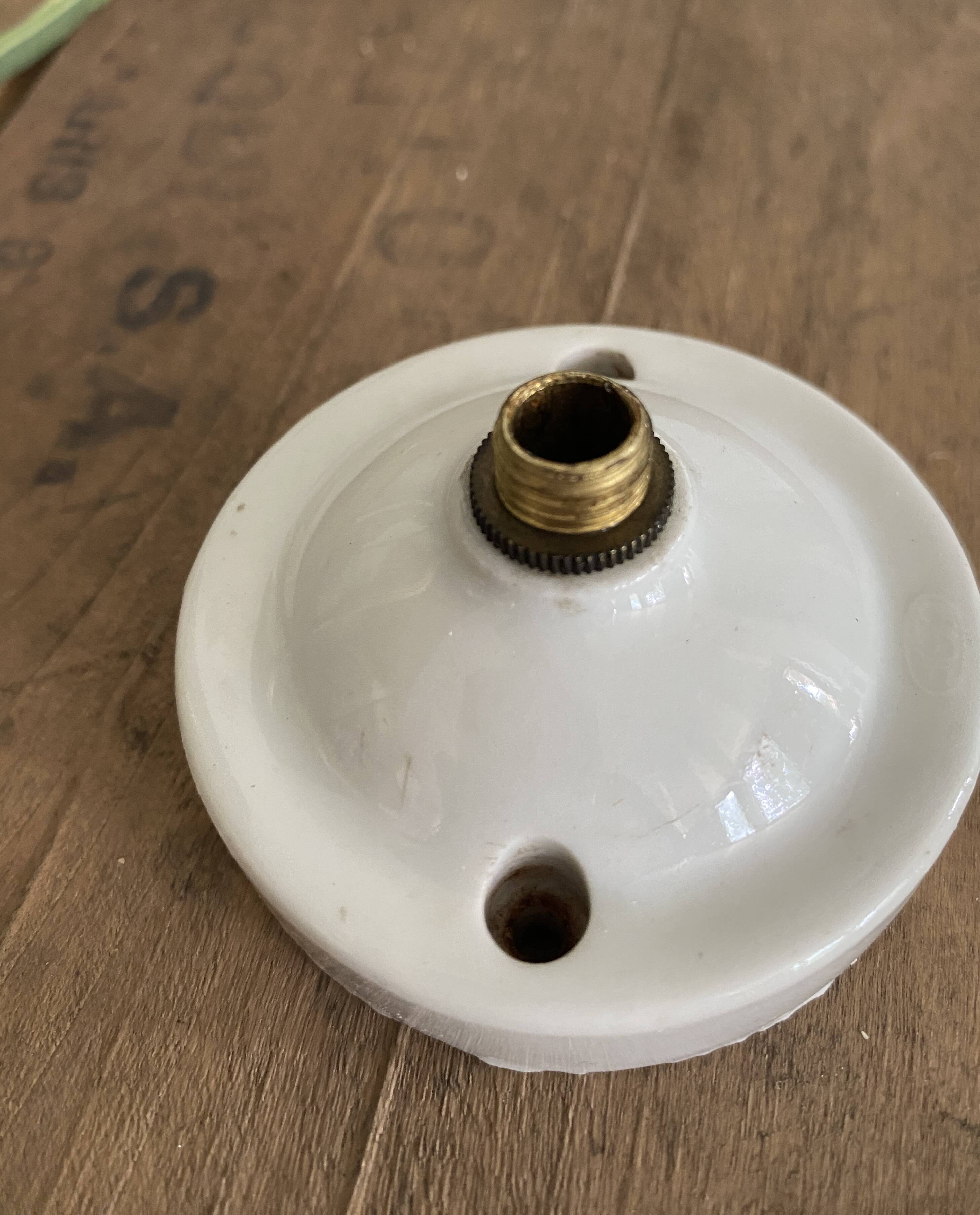 Ribbed globe pendant light, 2 m fabric cable