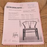Set of 6 'CH24' wishbone dining chairs by Hans J Wegner for Carl Hansen, De