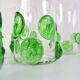 Set of six glasses Glasswork Nový Bor, 1950s.