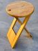 Tabouret pliant Suzy design Adrian Reed, années 80
