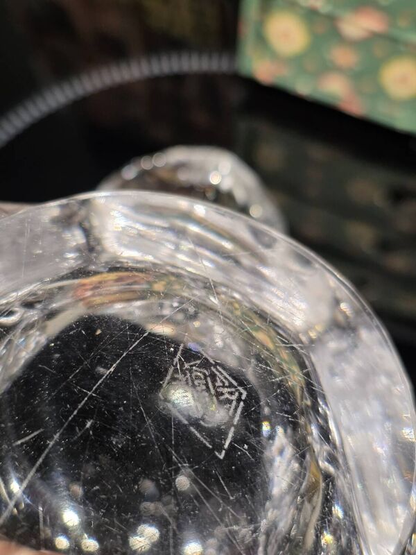 Vide poche art floral cristal de Vannes