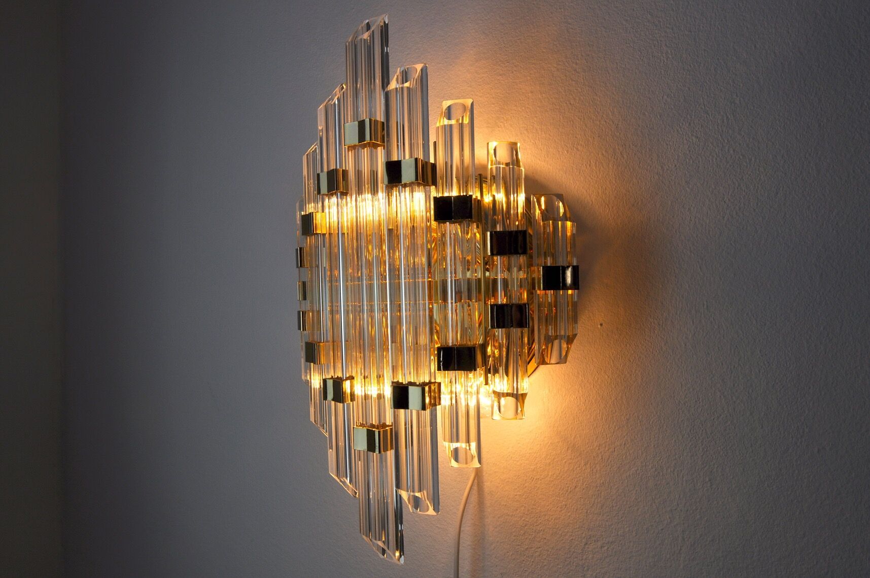 Triedi Murano sconce, Italy 1970