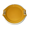 Vallauris yellow and black dish