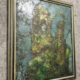 Russian School 1997: modernist oil on canvas