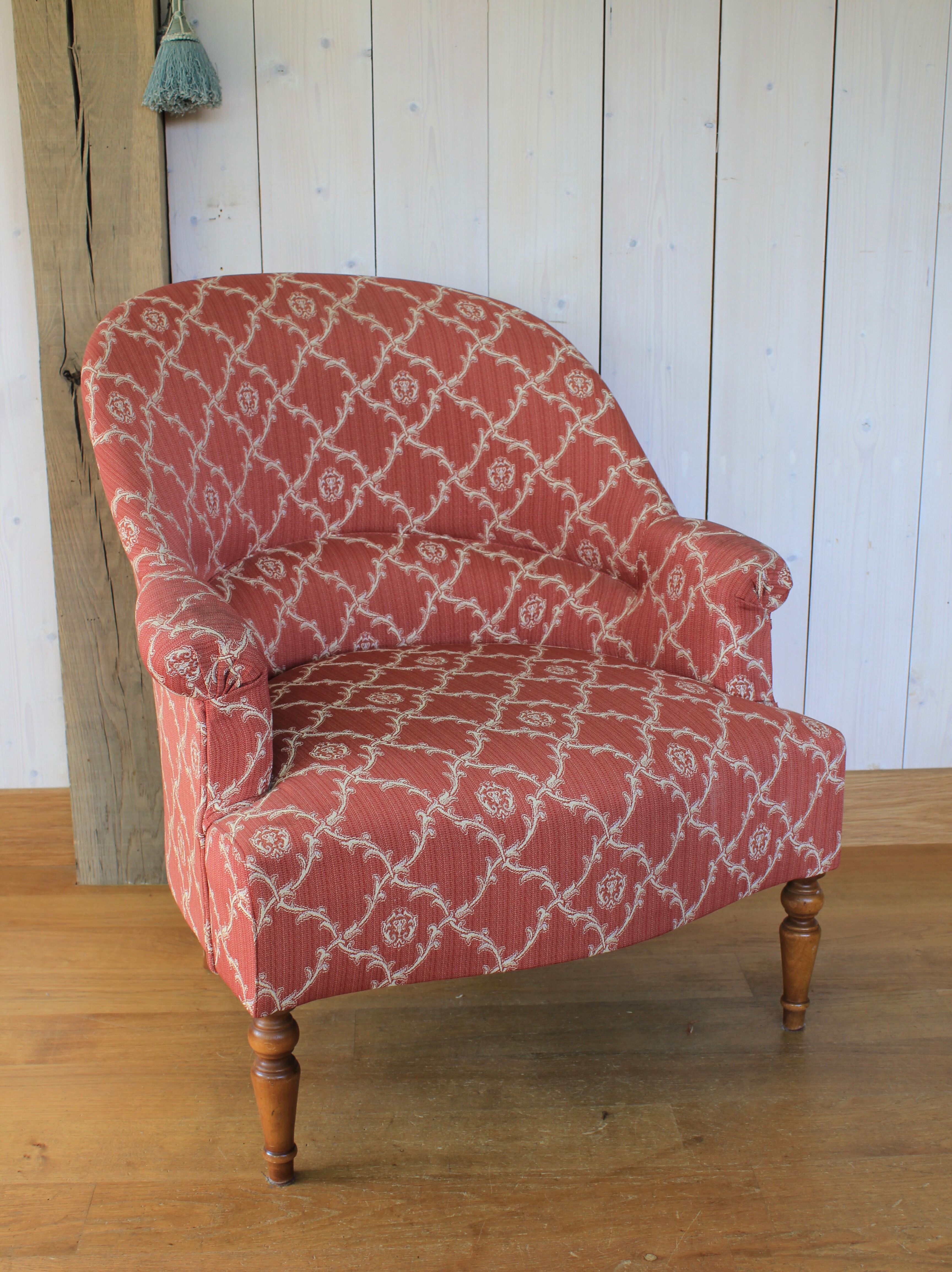 Paire de fauteuils crapaud