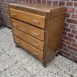 Vintage chest of drawers compass feet