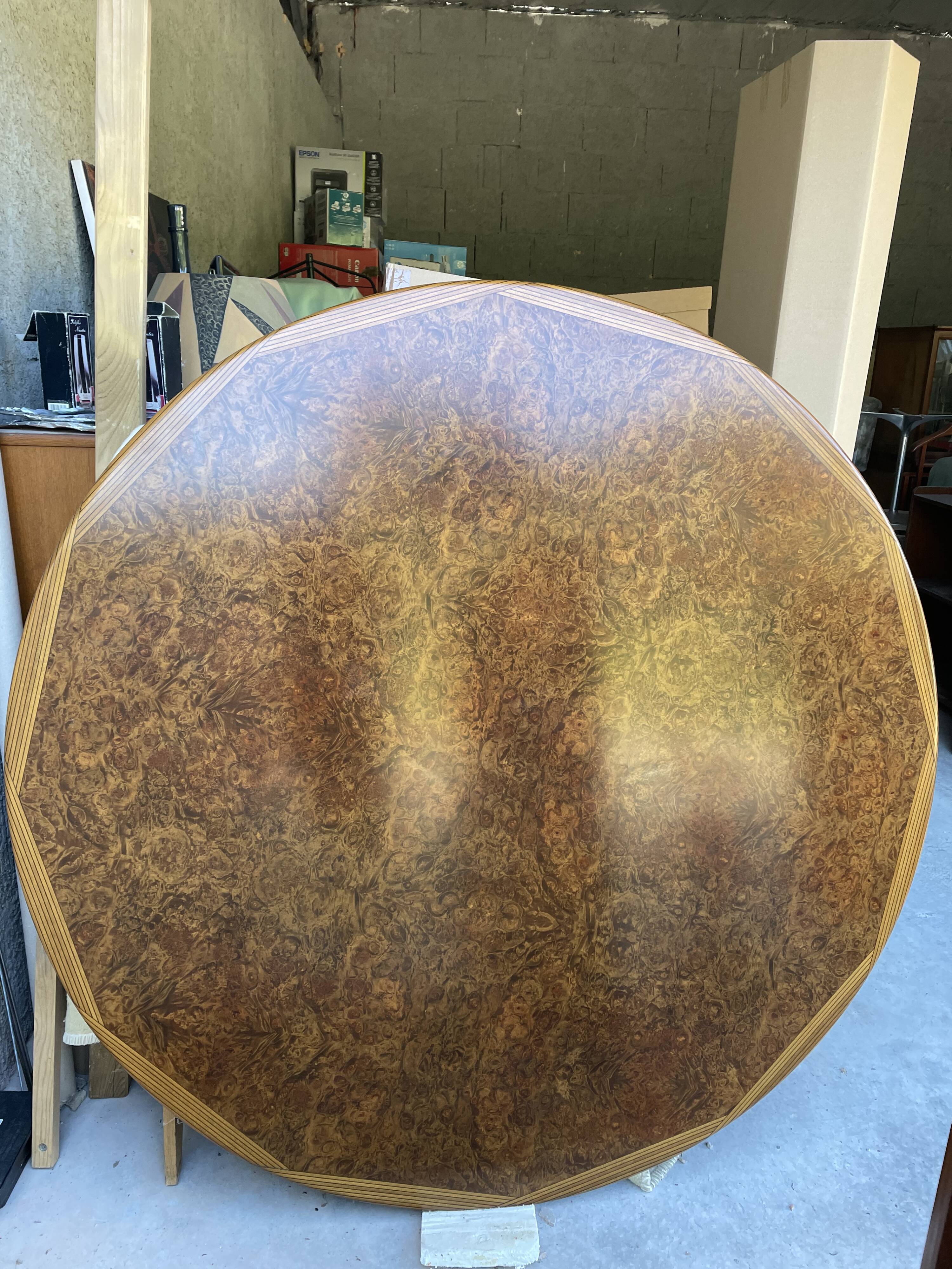 Round table by Tobia and Afra Scarpa Artona edition